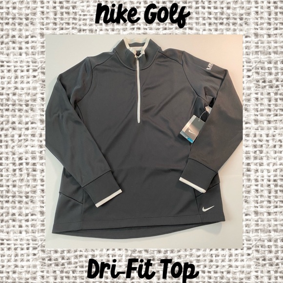 🎉06-01 Host Pick🎉Nike Golf Ladies Dri-Fit 1/2 Zip Cover up - Picture 1 of 11